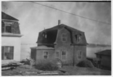 The Jones Cottage before it was razed, 1956