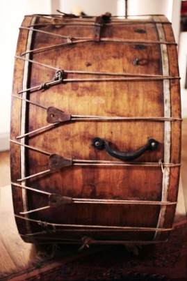 Hingham Community Band | Bass Drum | Birchwood case, Leather handle